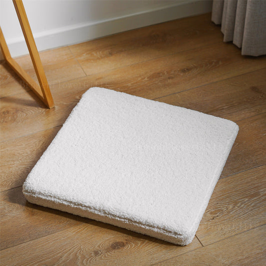 Fleece cushion, personalize size fleece seat pad