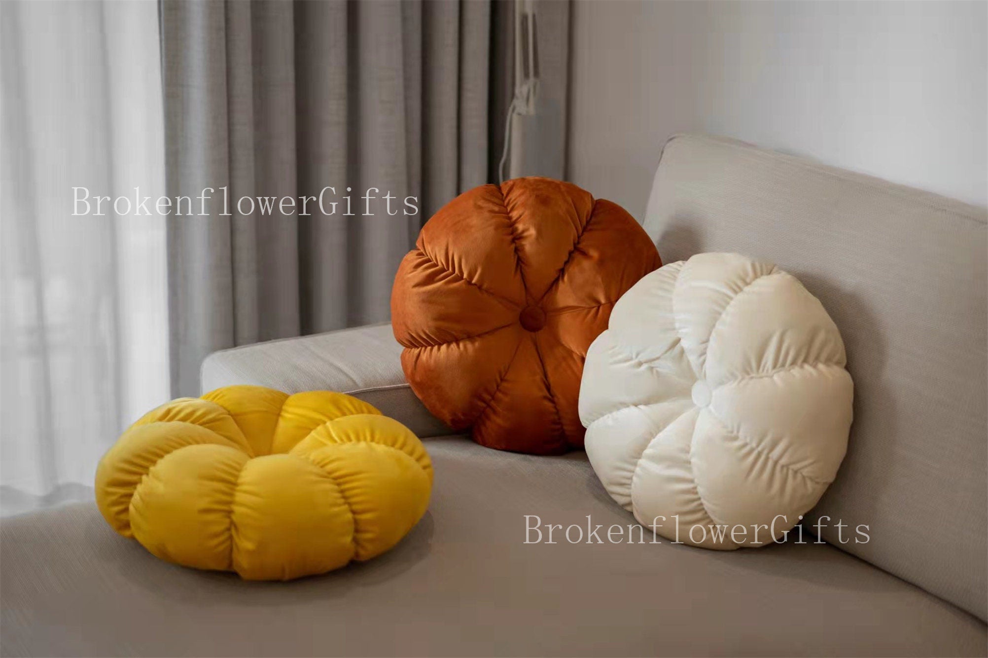 Velvet cushion,floor cushion, couch pillow