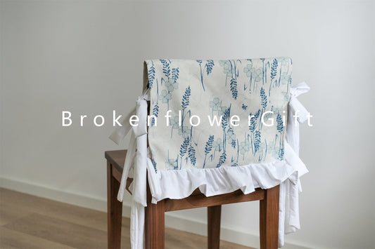 Custom elastic chair cover - flower chair back cover protector